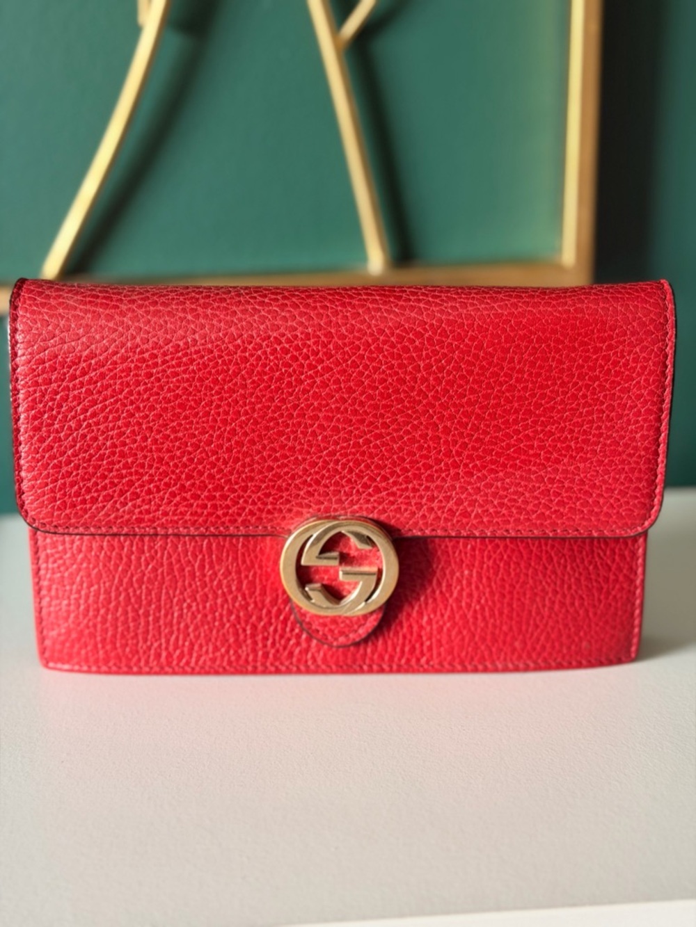 Gucci Interlocking GG wallet on chain crossbody bag - Picture 2 of 9